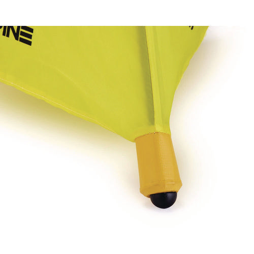 Alpine Industries Tri-fold Multi-lingual Pop-up Wet Floor Sign 2.95x2.55x20 Yellow