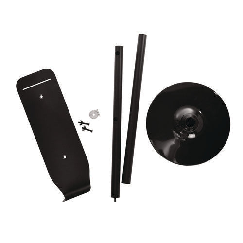 Alpine Industries Stainless Steel Universal Sanitizer And Soap Dispenser Stand 14.5" Diax55.5" H Black