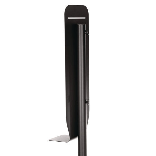 Alpine Industries Stainless Steel Universal Sanitizer And Soap Dispenser Stand 14.5" Diax55.5" H Black