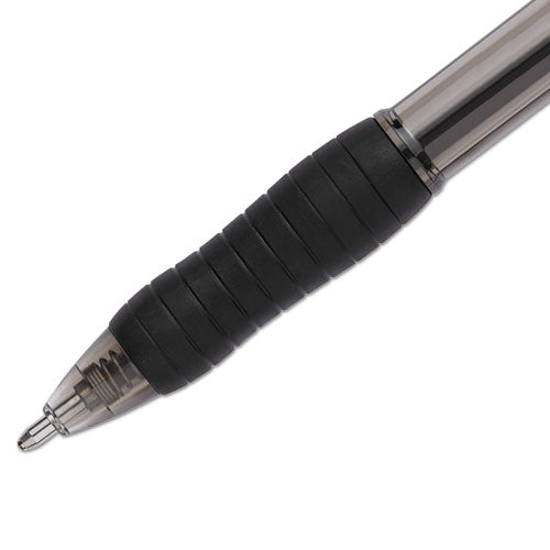 Paper Mate Profile Ballpoint Pen Retractable Bold 1.4 Mm Black Ink Translucent Black Barrel Dozen