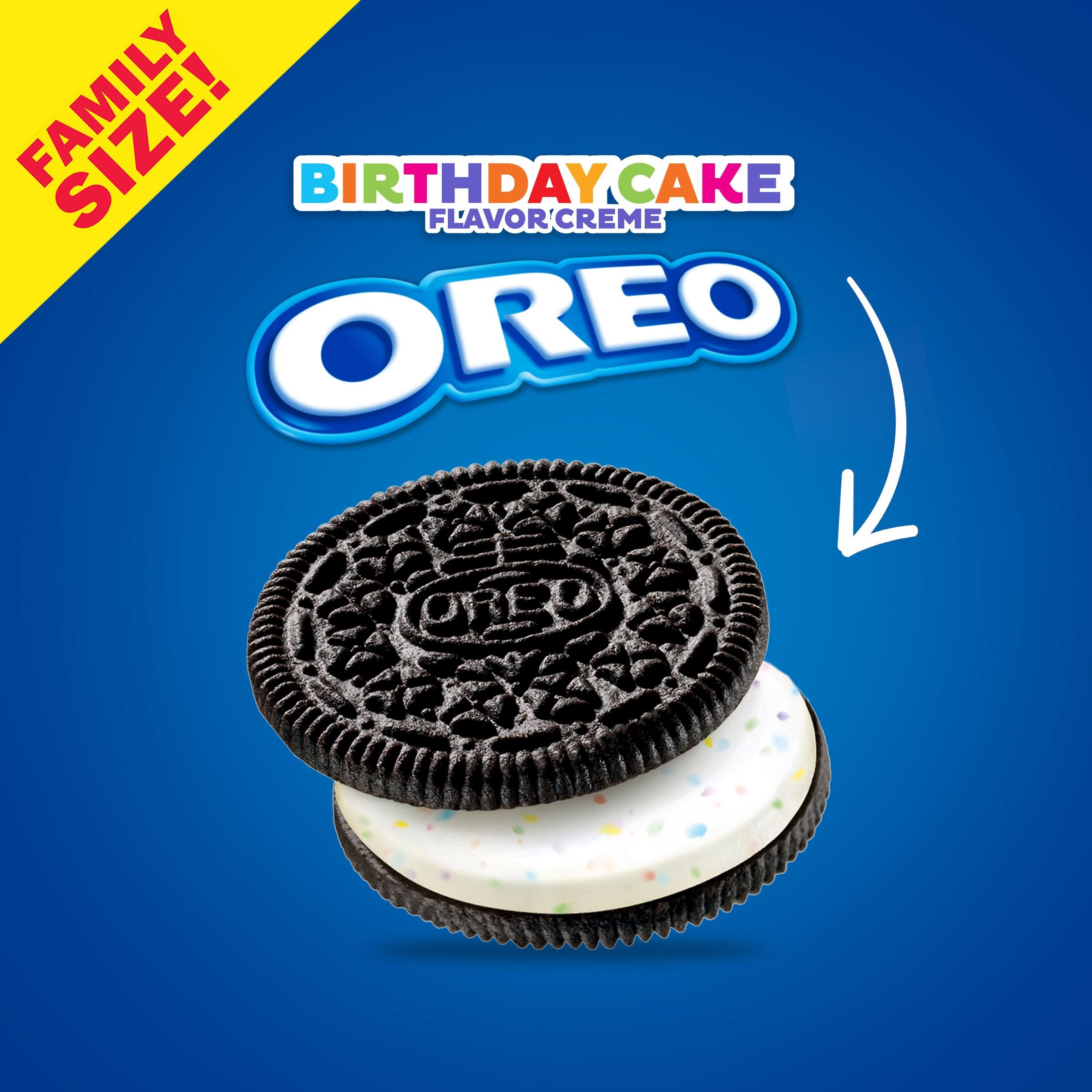 Oreo Birthday Cake Cookie-17 oz.-12/Case MPN# 06041 – Round Eye Supply