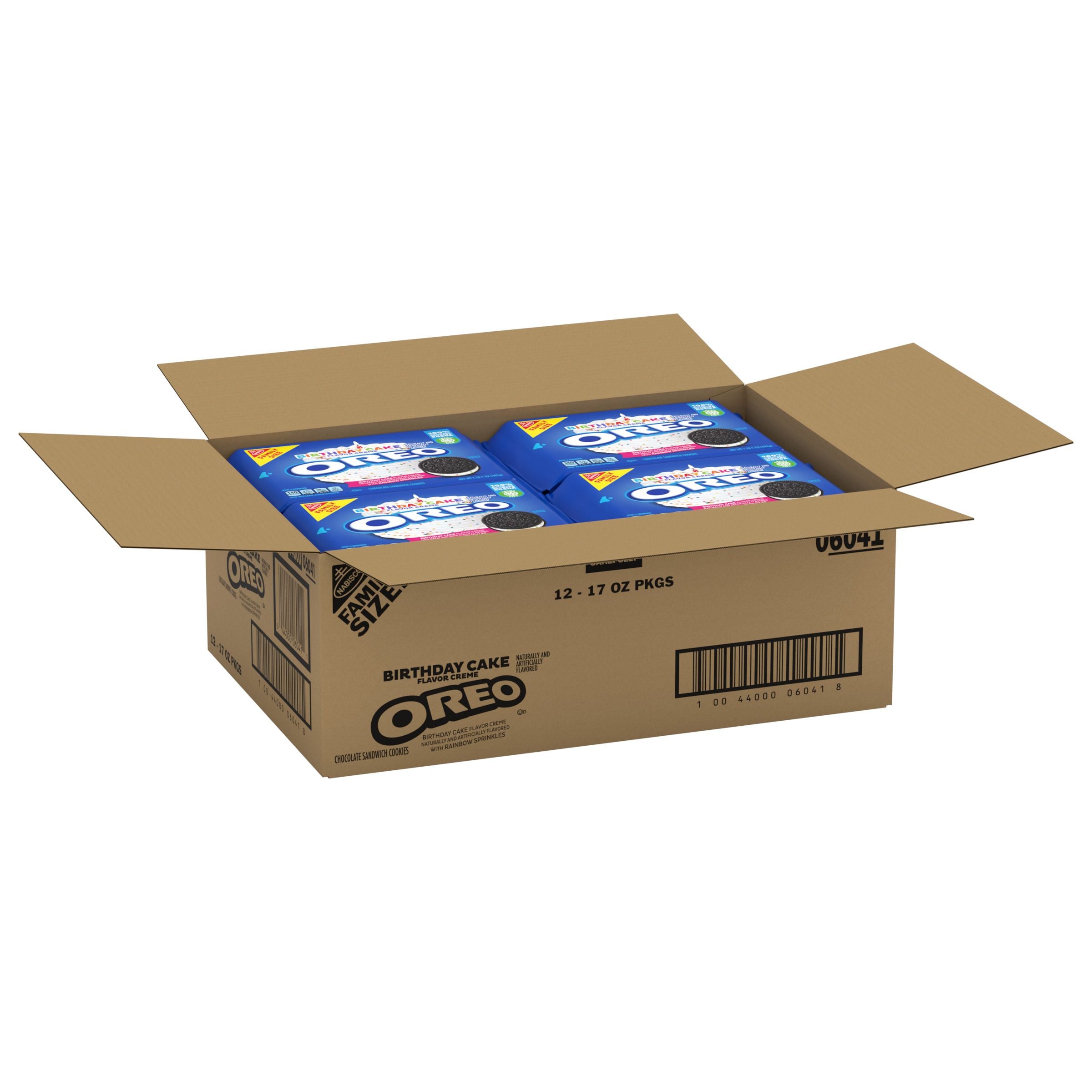 おれおページ Oreo Birthday Cake Cookie-17 oz.-12/Case MPN# 06041 – Round Eye Supply