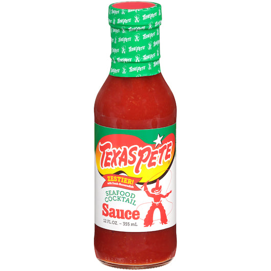 Texas Pete Seafood Cocktail Sauce Bottle-12 oz.-12/Case