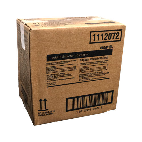 衛生日用品 ki White Liquid Disinfectant Cleanser - 1 Qt. 6/Case | Round Eye Supply