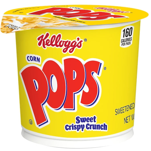 Kellogg Corn Pops Cereal-1.5 oz.-6/Box-10/Case