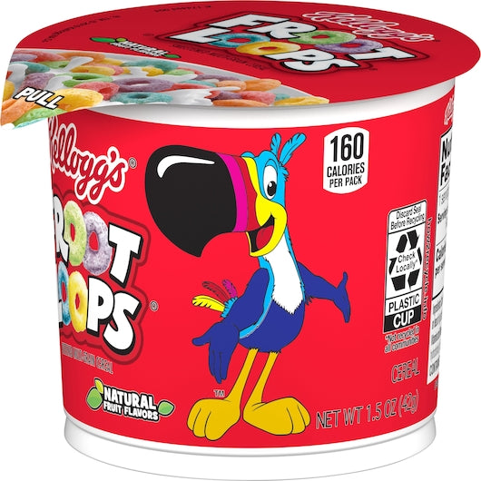 Kellogg Froot Loops Cereal-1.5 oz.-6/Box-10/Case