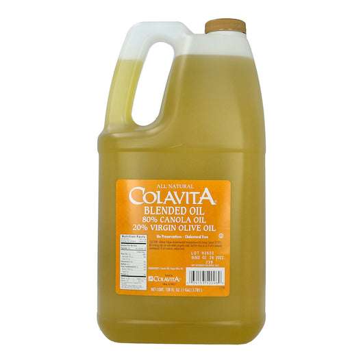 Colavita Canola/Virgin Olive Oil Blend 80/20-128 fl oz.s-6/Case