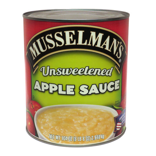 Musselman's Applesauce Unsweetened-104 oz.-6/Case
