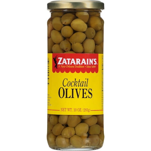 Zatarains Cocktail Olives Jar-10 oz.-12/Case