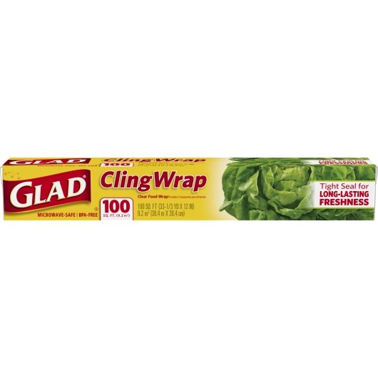 Glad Cling Wrap 100Ft-100 Square Foot-16/Case
