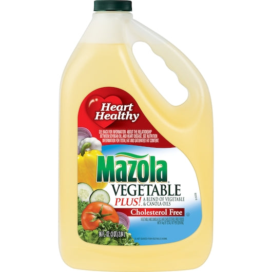 Mazola Zt Vegetable Oil-96 fl oz.s-6/Case