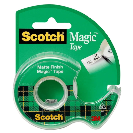 Scotch Magic Tape-300 Inch-12/Box-12/Case