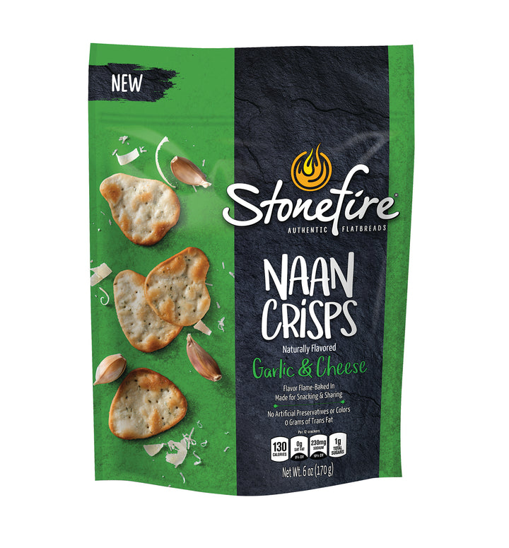 Stonefire Garlic Cheese Crisps-6 oz.-12/Case