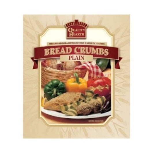 Quality Hearth Plain Bread Crumbs-5 lb.-4/Case