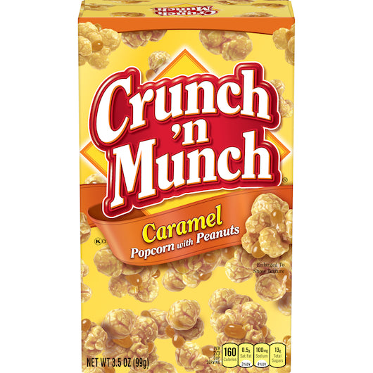 Crunch N Munch Crunch'n Munch Caramel Popcorn-3.5 oz.-12/Case
