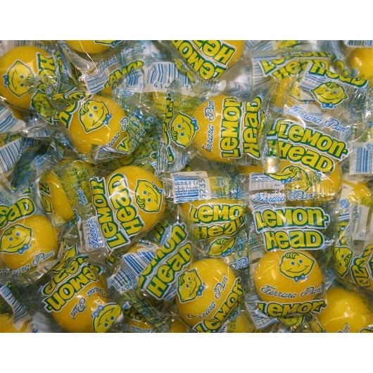 Lemonhead Medium Candy Individually Wrapped Bulk-27 lb.-1/Case