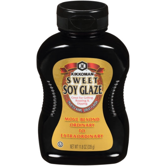 Kikkoman Sweet Glaze Soy Sauce Bottle-11.8 oz.-9/Case