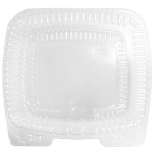 Handi-Foil Container Hinged Clear 5 Inch Square Shallow-500 Each-1/Case