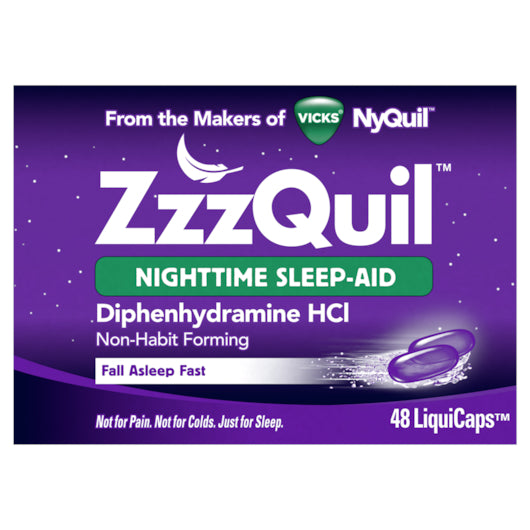 Vicks Zzzquil Nighttime Sleepaid Liquicaps 16/48 Cnt.