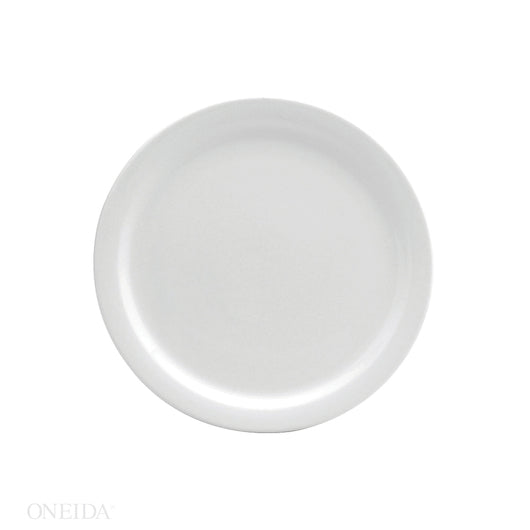 Oneida 5.5 Inch Buffalo Cream White Narrow Rim Plate-36 Each-1/Case