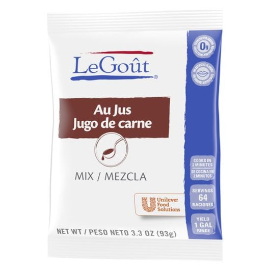 Legout Instant Au Jus Sauce Mix-3.3 oz.-16/Case