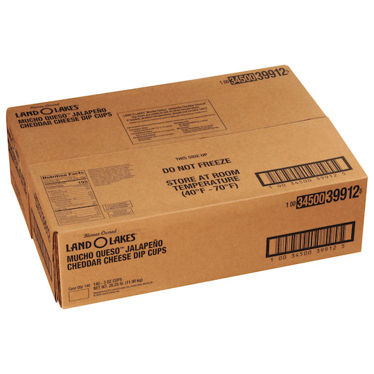 Land O Lakes Mucho Queso Jalapeno Cheddar Cheese3 oz.140/Case Land