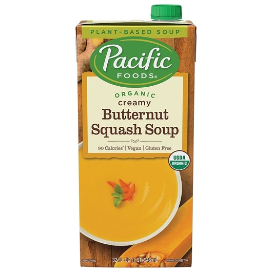 Pacific Foods Organic Butternut Squash Soup 12/32 Fl Oz.