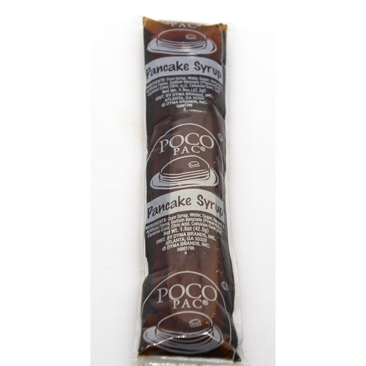 Poco Pac Pouch Syrup Pouch Single Serve1.5 oz.100/Case MPN 86456
