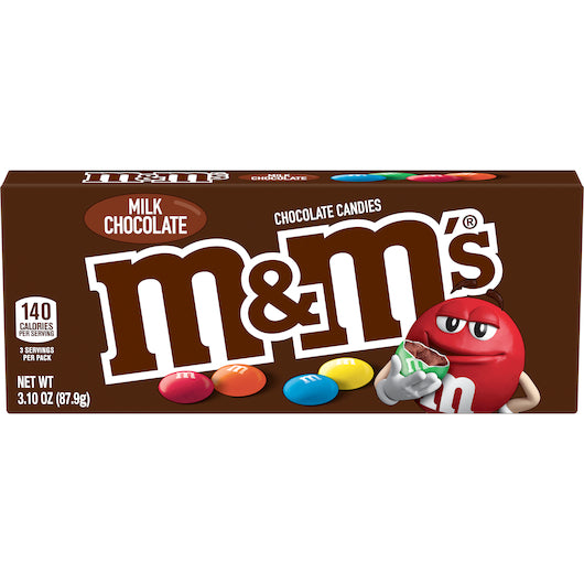 M&M's Chocolate Candies, Classic Mix, Share Size 2.5 Oz, Chocolate Candy