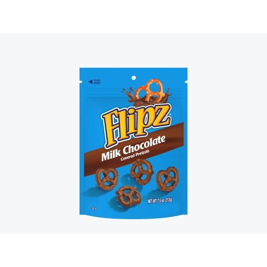 Flipz Pretzels Chocolate Covered Stand Up Pouch-7.5 oz.-8/Case