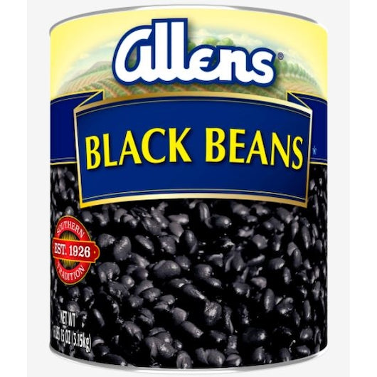 Allen Beans Black Canned-111 oz.-6/Case