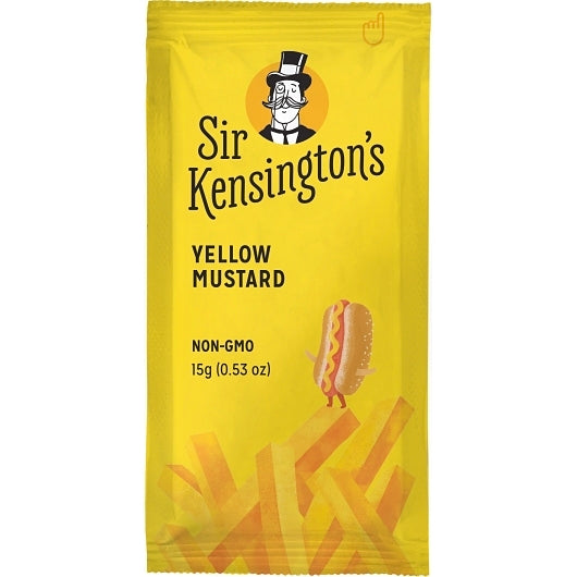 Sir Kensington's Yellow Squeeze Mustard Single Serve-15 Gram-600/Case