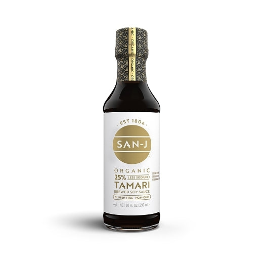 San-J International Tamari Organic Reduced Sodium-10 oz.-6/Case