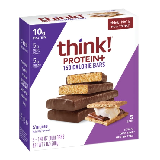 Thinkthin S'mores Protein And Fiber Bars-7.05 oz.-6/Box-4/Case