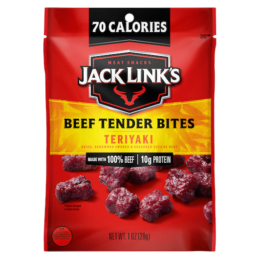 Jack Link's Teriyaki Beef Steak Tender Bites-1 oz.-48/Case