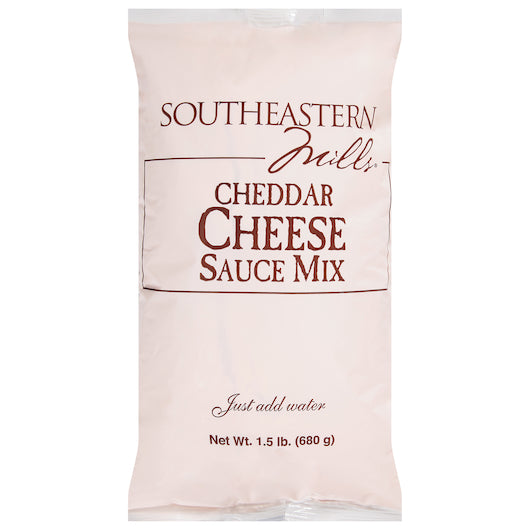 Southeastern Mills Mix Sauce Cheddar Cheese Bag-1.5 lb.-6/Case