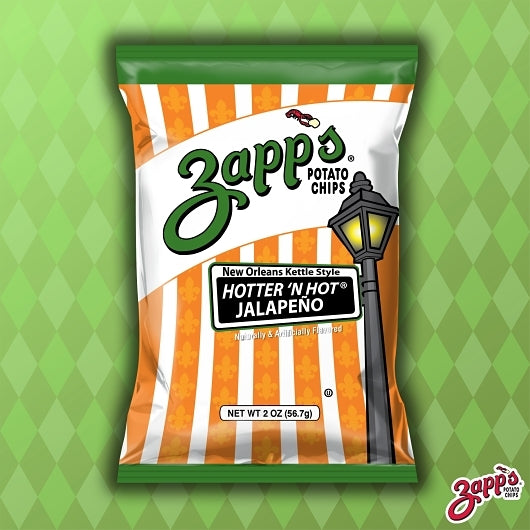 Zapp's Potato Chips Jalapeno Chips-2 oz.-25/Case