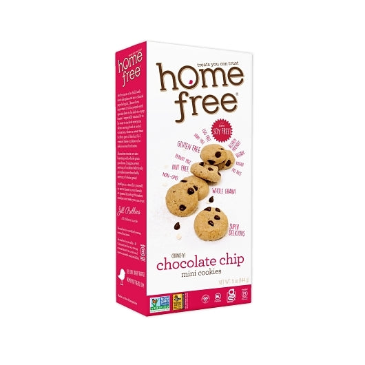 Homefree Gluten Free Mini Chocolate Chip Cookies-5 oz.-6/Case