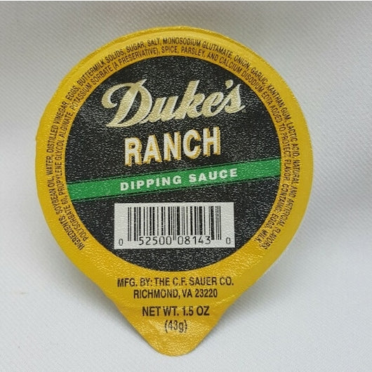 Duke's Ranch Dressing Single Serve-1.5 oz.-120/Case