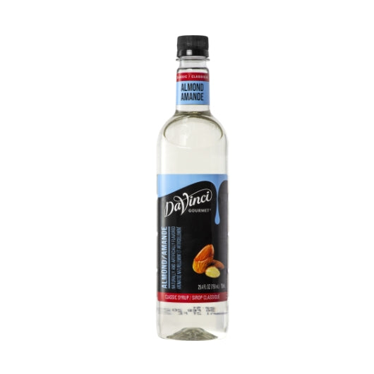 Davinci Gourmet Syrup Almond Flavored-750 Milliliter-4/Case