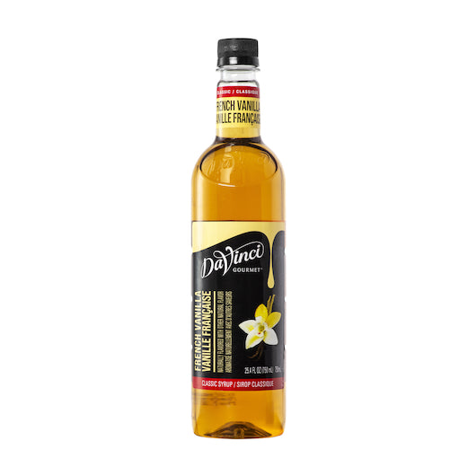 Davinci Gourmet Syrup French Vanilla Flavored-750 Milileter-4/Case