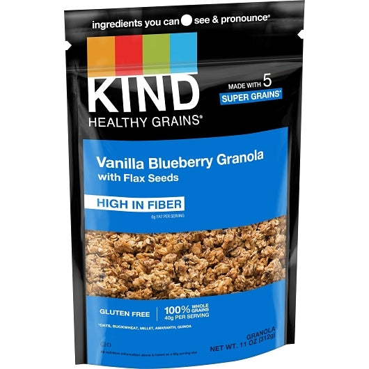 Kind Healthy Snacks Granola Bluebeery Vanilla Whole Grain-11 oz.-6/Case