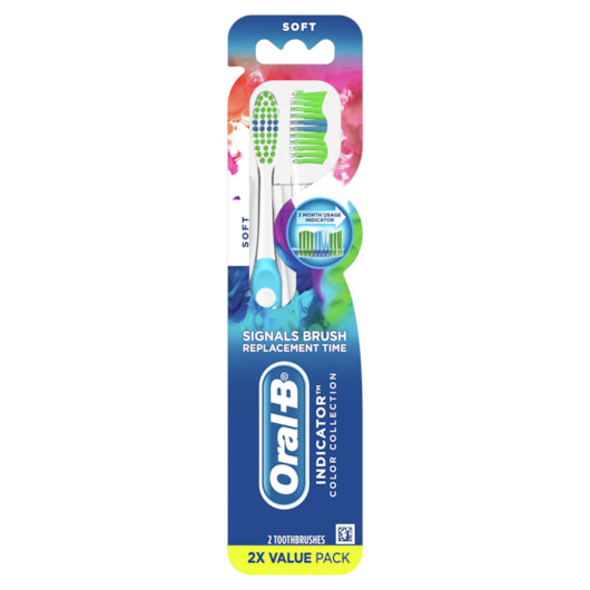 Oral B Manual Toothbrush Indicator-2 Count-6/Box-12/Case