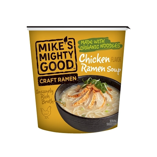 Mike's Mighty Good Craft Ramen Organic Chicken Ramen Noodle Soup-1.6 oz.-6/Case