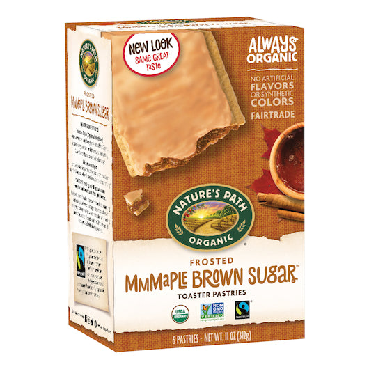Nature's Path Brown Sugar Cinnamon Frosted Toaster Pastry-11 oz.-12/Case