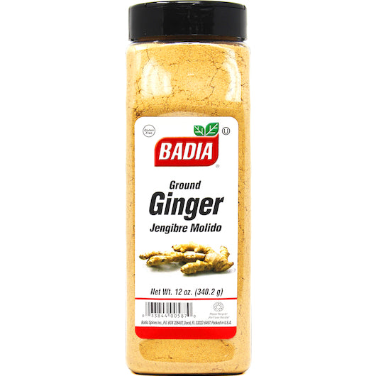 Badia Ground Ginger-12 oz.-6/Case