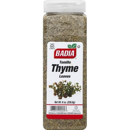 Badia Whole Thyme Leaves-8 oz.-6/Case