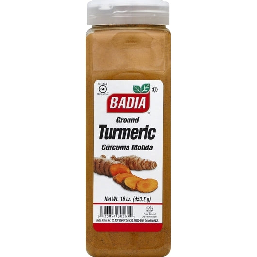 Badia Ground Turmeric-16 oz.-6/Case