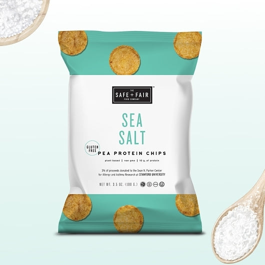 Safe + Fair Pea Protein Chips- Sea Salt-3.5 oz.-12/Case