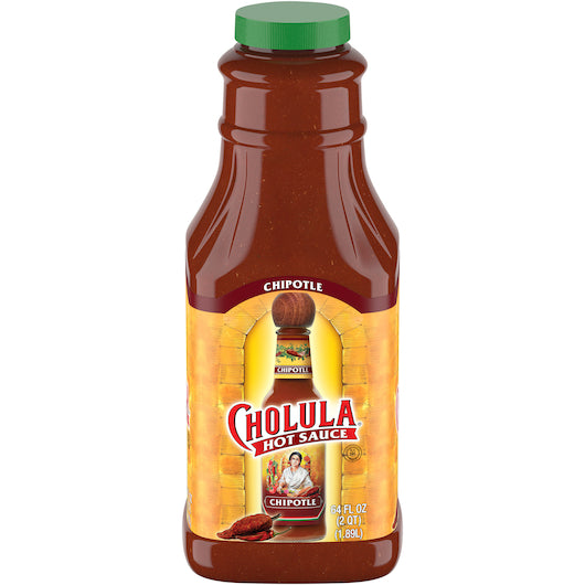 Cholula Chipotle Hot Sauce Bottle-64 fl oz.-4/Case